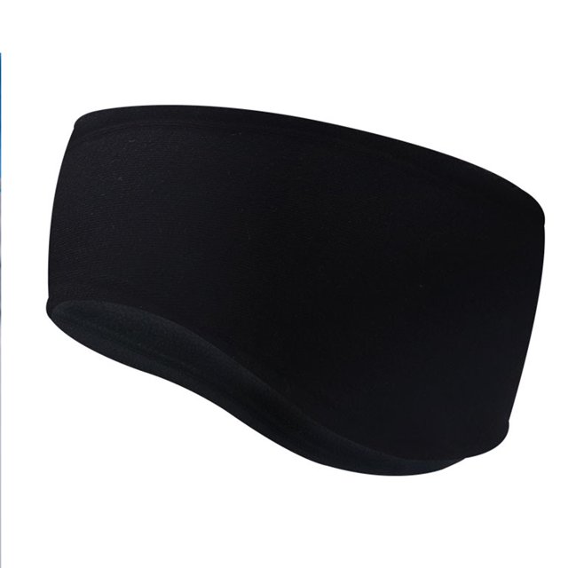 Warm ear protection hair band in a sleek black design, featuring a comfortable fabric exterior and a polar fleece lining for added warmth and breathability. Ideal for activities like cycling, skiing, running, and climbing. Designed with high-end craftsmanship and no hemming for a smooth, skin-friendly fit.