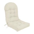 thumbnail image 4 of GROWTH TANK Coussin de Chaise à Dossier Haut Imperméable Coussin de Chaise pour Salon Extérieur Balcon Beige, 4 of 9