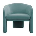 thumbnail image 2 of TOV Furniture Marla Sea Blue Velvet Accent Chair, 2 of 6
