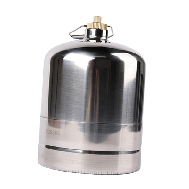 Maoww Camping Fuel Canister Empty Refillable Outdoor Cooking BBQ for Silver 5L