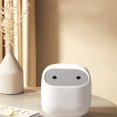 thumbnail image 4 of Vrorvz Modern Plastic Trash Can with Lid for Bathroom Vanity and Desktop Wastebasket for Cotton Rounds Makeup Sponges and Tissues Compact and Sturdy Design Suit for Tabletops, 4 of 8
