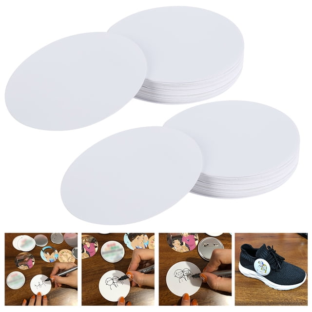 Badge Printer Paper, Blank Photo Paper Hand-made Badges DIY Hand-Made Craft For School For Home 58mm,56mm,75mm