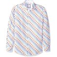 thumbnail image 4 of Azaro Uomo Chemise Habillée à Manches Longues pour Homme, Décontractée, Boutonnée, Coupe Ajustée, Carrés Légers, TG, 4 of 5