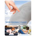thumbnail image 4 of Support pour Tablette et Liseuse avec Oreiller en Peluche Doux et 2 Plateaux Détachables, Support de Tablette Ajustable pour Lit Ou Genoux Compatible avec Kindle Kobo iPad iPho, 4 of 7