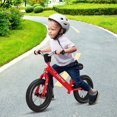 thumbnail image 2 of Costway 12 Inch Toddler Balance Bike No Pedal Training Bicycle with Inflatable Rubber Tires Red, 2 of 10
