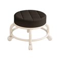 thumbnail image 3 of Tabouret à Roulettes Rond, Tabouret à Poulie, Tabouret à Roue Rotatif à 360 Degrés, Mini Tabouret Robuste et Mobile, Siège de Tabouret à Chaussures pour Cuisine Garage Entrepôt Noir, 3 of 8