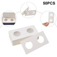 thumbnail image 1 of LEFU Coin Collection Storage Box Set - 12 Sizes Cardboard Holders Optional for Stamps & Coins, White Square Protective Cases, 50 Sheets per Box, Ideal for Collectors, 1 of 10