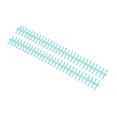 thumbnail image 3 of Binding Strip, Binding Comb 30 Hole 65 Sheet Holdable Wear Resistant 10 Pcs  For Loose Leaf Paper Tender Blue, 3 of 8