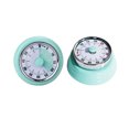 thumbnail image 1 of Dvkptbk Kitchen Timer Style Mechanical Kitchen Soup Timer Reminder Timer Kitchen Mechanical Timer Baking Reminder Timer Student Time Manager Stainless Steel with Magnet Kitchen Essentials, 1 of 5