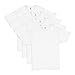 thumbnail image 3 of Hanes T-Shirts à Col Ras du Cou ComfortSoft pour Hommes, Lot de 4, 4TG, Blanc, 3 of 4