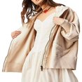 thumbnail image 1 of Veste d'Automne pour Adolescente à Manches Longues de Couleur Unie pour Femmes, 1 of 5