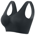 thumbnail image 3 of Cameland 3 Pack of Wireless Sports Bras for Women High Impact Support Plus Size Push Up Sports Bra with Removable Pads Bounce Control Sports Bras, 3 of 5