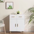 thumbnail image 1 of vidaXL Sideboard White 69.5x34x89 cm Engineered Wood, 1 of 5