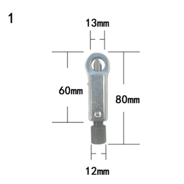 Aodebiao Rusted Nut Splitter Breaker Tool - Heavy Duty Manual Nut Remover Extractor for Stubborn Bolts, Mechanical Repairs & DIY Projects - Durable Nut Cutter with Ergonomic Grip