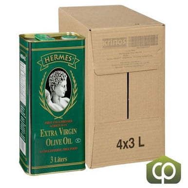 Hermes Extra Virgin Olive Oil Bulk Food Service 3L (4/Case)