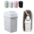 thumbnail image 2 of EDFBUYKRS Larger Kitchen Can Swing Top Garbage Buckets Covered Kitchen Living Room Can Flip Sundries To Store Buckets, 2 of 4