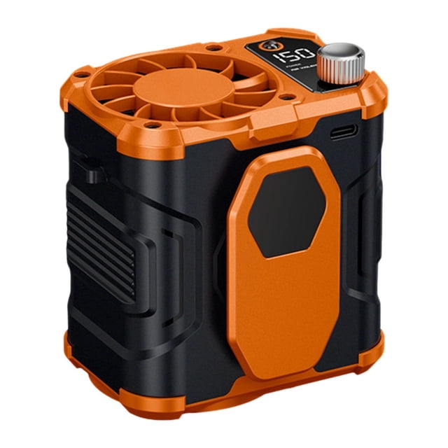 jifeng Portable Waist Fan with Flashlight Work Belt Fan for Running Climbing Hiking 12000mah