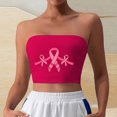 thumbnail image 1 of Hauts Tube, Femmes Imprimé Sans Bretelles Yoga Exercice Enveloppe de Poitrine Pull, 1 of 4