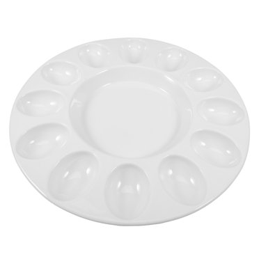 Egg Platter Ceramic Deviled Egg Tray Catering Platter Eggs Serving Tray