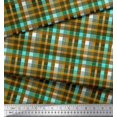 thumbnail image 3 of Soimoi polyester Crepe Fabric Plaid Check Print Fabric by Yard 42 Inch Wide, 3 of 3