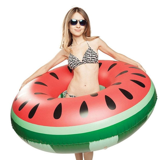 Bouée de Natation Gonflable 50 cm Melon D'eau Bouée de Piscine Tube de Nage pour Adultes Enfants Bouée de Natation Gonflable 50 cm Melon D'eau Bouée de Piscine Tube de Nage pour Adultes Enfants
