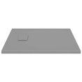 thumbnail image 2 of vidaXL Plateau de Base de Douche SMC Gris 90x90 cm, 2 of 5