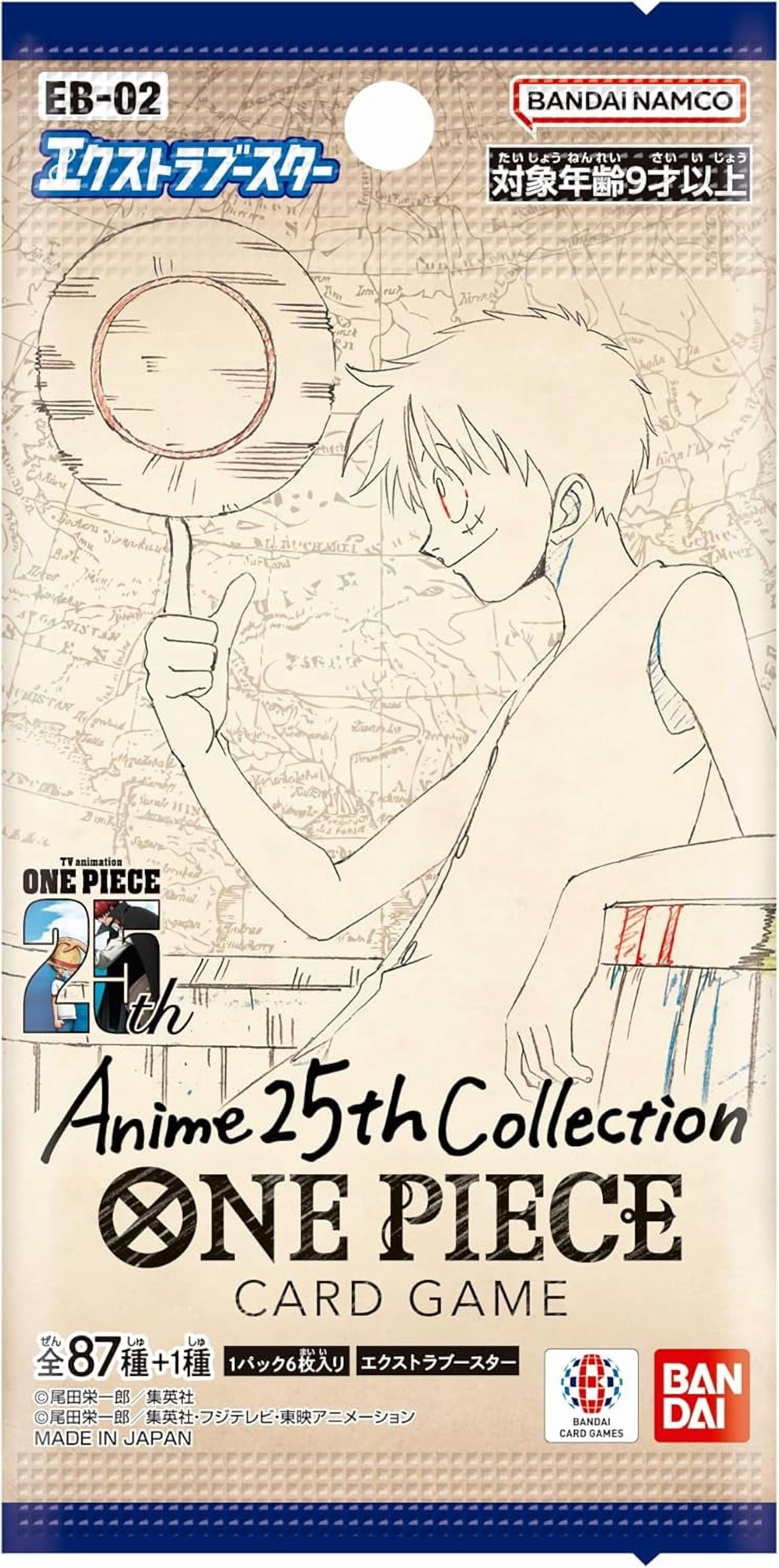 One Piece Card Game Extra Booster Anime 25th Collection EB-02