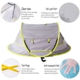 thumbnail image 3 of Baby Beach Tent Portable Pop Up Tent UPF 50+ Sun Shelters Baby Shade with Mosquito Net Sun Shade Beach Umbrella for Infant, 3 of 4
