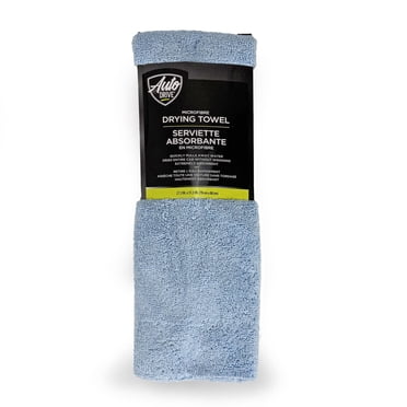 Auto Drive Microfibre Car Drying Towel, Household Cleaning Cloth, 1 Piece 31.5" x 27.5",  Blue