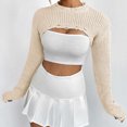 thumbnail image 4 of Qertyioot Chandails Tricotés pour Femmes, Mode pour Femmes Manches Longues de Noël Col Rond Ample Tendance Hauts Blouse Chandail, 4 of 4