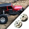 thumbnail image 2 of ZheElen 2pack/lot Aluminium Roue avant Moyeu Adaptateur pour Axial Rock Racer AX90026 AX31010 Crawler Désert Buggy Titane, 2 of 6
