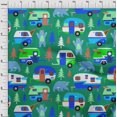 thumbnail image 4 of oneOone Tissu en Coton Vert Mer Cambrique pour Camping Randonnée Point de Robe Tissu Imprimé au Mètre 42 Pouces de Large, 4 of 4