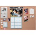 thumbnail image 1 of Aarco Products  Natural Pebble Grain Cork Bulletin Board - Red Oak, 1 of 1