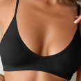 thumbnail image 2 of Jovati Soutien-gorge Quotidien pour Femmes, Style Triangle Sans Coutures et Sans Armatures avec Bretelles Fines Ajustables, Mélange Doux Polyester-Spandex, Coupe Détente à Encolure en V, Conception Respirante et Ventilée, 2 of 6