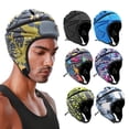 thumbnail image 3 of AMERTEER Soft Shell Football Helmet Scrum Cap 7v7 Rugby Helmet Foam Cotton Protective Soft Padded Headgear Autism Surf Flag Football Helmet Youth Adult, 3 of 10