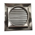 thumbnail image 4 of 100/150mm Stainless Steel Movable Square Vents External Wall Rain Cap, 4 of 4