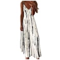 thumbnail image 1 of Birdeem Womens Spring and Summer Solid Slim Fit V-Neck Racerback Tank Top Wrapped Hip Casual Dress, 1 of 5