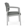 thumbnail image 4 of Lenox Steel Reception Waiting Oversize Guest Chair / Silver Steel / Light Gray, 4 of 5
