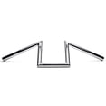 thumbnail image 1 of Krator Z Bars Guidons de Remplacement Custom Bobber Harley Triumph Chrome 1 Pouce Zee Zed Compatible avec Harley Davidson Road King Injection de Carburant, 1 of 5