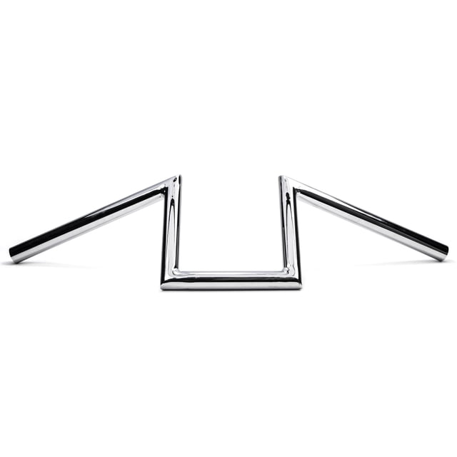 Krator Z Bars Guidons de Remplacement Custom Bobber Harley Triumph Chrome 1 Pouce Zee Zed Compatible avec Harley Davidson Road King Injection de Carburant