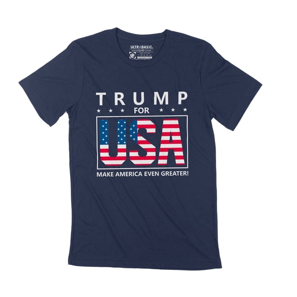 Men's Graphic T-Shirt Donald Trump For Usa Make America Even Greater Eco-Friendly Limited Edition Short Sleeve Tee-Shirt Vintage Birthday Gift Novelty