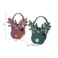 thumbnail image 2 of Felt Reindeer Basket - Set of 2, 2 of 3