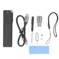 thumbnail image 2 of M.2 To Type C NVMe SSD Enclosure, NVME SSD Endosure Driver Free 20Gbps 4TB Storage Expansion  for 2230 2242 SSD, 2 of 7