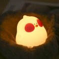 thumbnail image 2 of Neoglint Cute Chicken Night Light Silicone Chick Bedside Nursery Lamp RGB Color Changing Nightlight Dimmable, 2 of 8