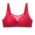 thumbnail image 1 of Womans Fashion Bowknot Printing Comfortable Hollow Out Bra Underwear No Rims, 1 of 8
