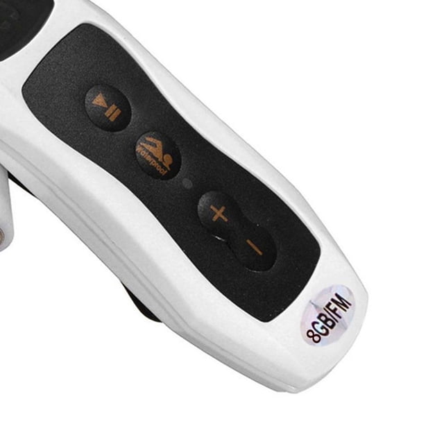 Mini IPX8 Waterproof MP3 Player Clip Design Sport MP3 Player FM Radio 4G/8G Music Player Running Swimming Music Player Diving MP3 Player