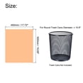 thumbnail image 2 of Uxcell Small Trash Bags Garbage Waste Basket Liners for Kitchen Office Bathroom Orange, 2 of 5