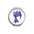 thumbnail image 1 of Modèle de Pigeon Origa Violet Miroir Compact à la Main Verre de Poche Portable Rond, 1 of 3