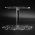 thumbnail image 2 of 2X Detachable 8 Holes Acrylic Ice Cream Cone Holder Stand, 2 of 7