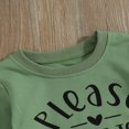 thumbnail image 3 of Baby Boys 2PCS Pants Sets Long Sleeve Round Neck Sweatshirt Tops Solid Color Pants Sets, 3 of 7